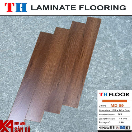 Sàn Gỗ Công Nghiệp 8MM TH Floor MD-09